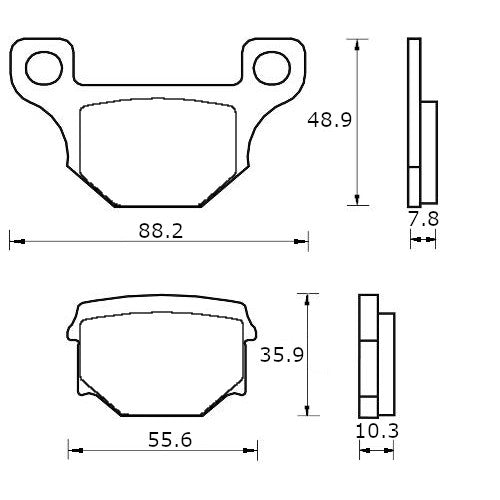 Pastiglie freno per Aprilia, Suzuki marca Accossato codice AGPA221