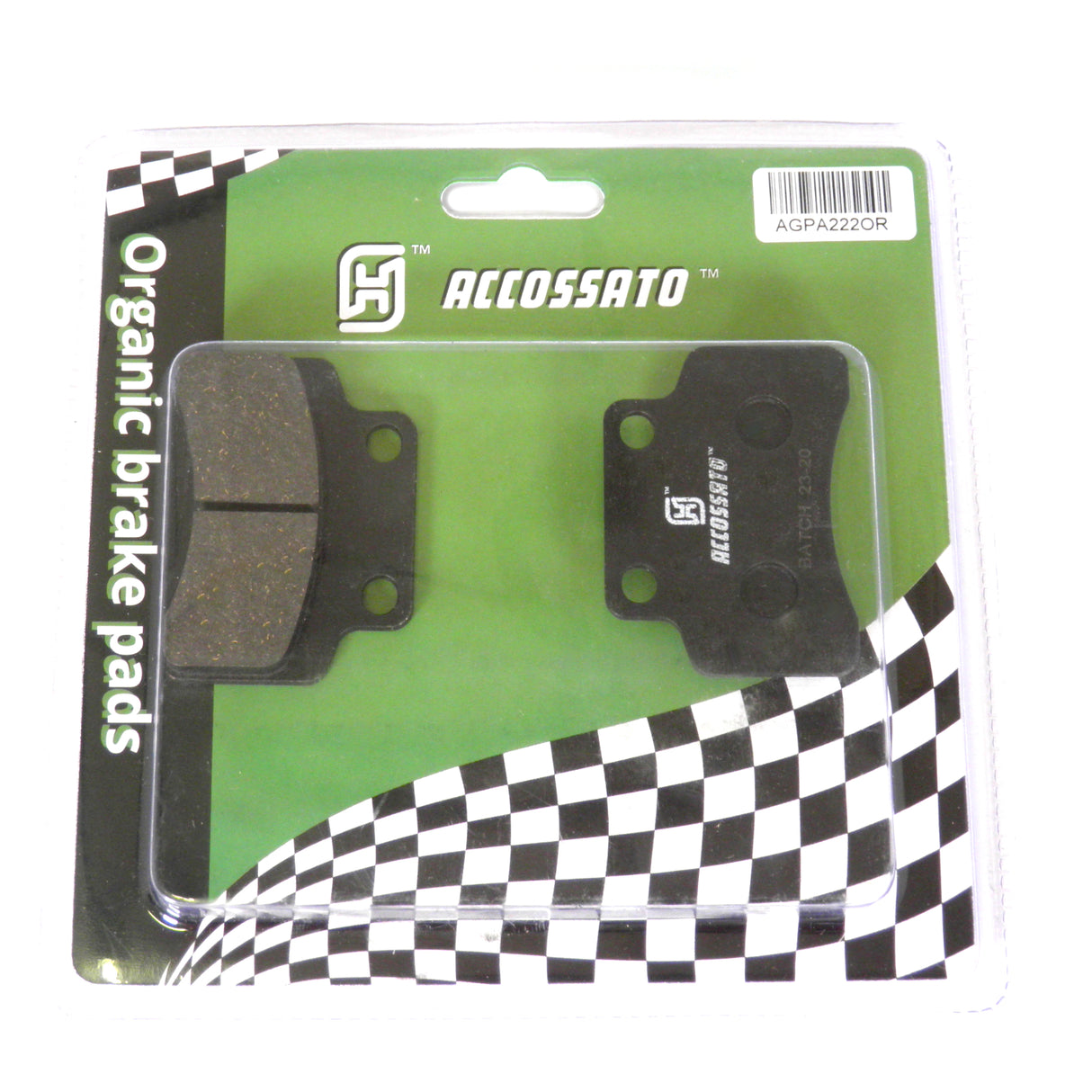 Pastiglie freno per Benelli marca Accossato codice AGPA222