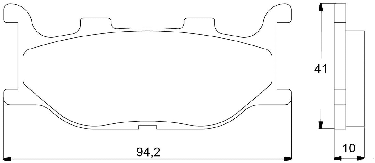Pastiglie freno per Yamaha marca Accossato codice AGPA22
