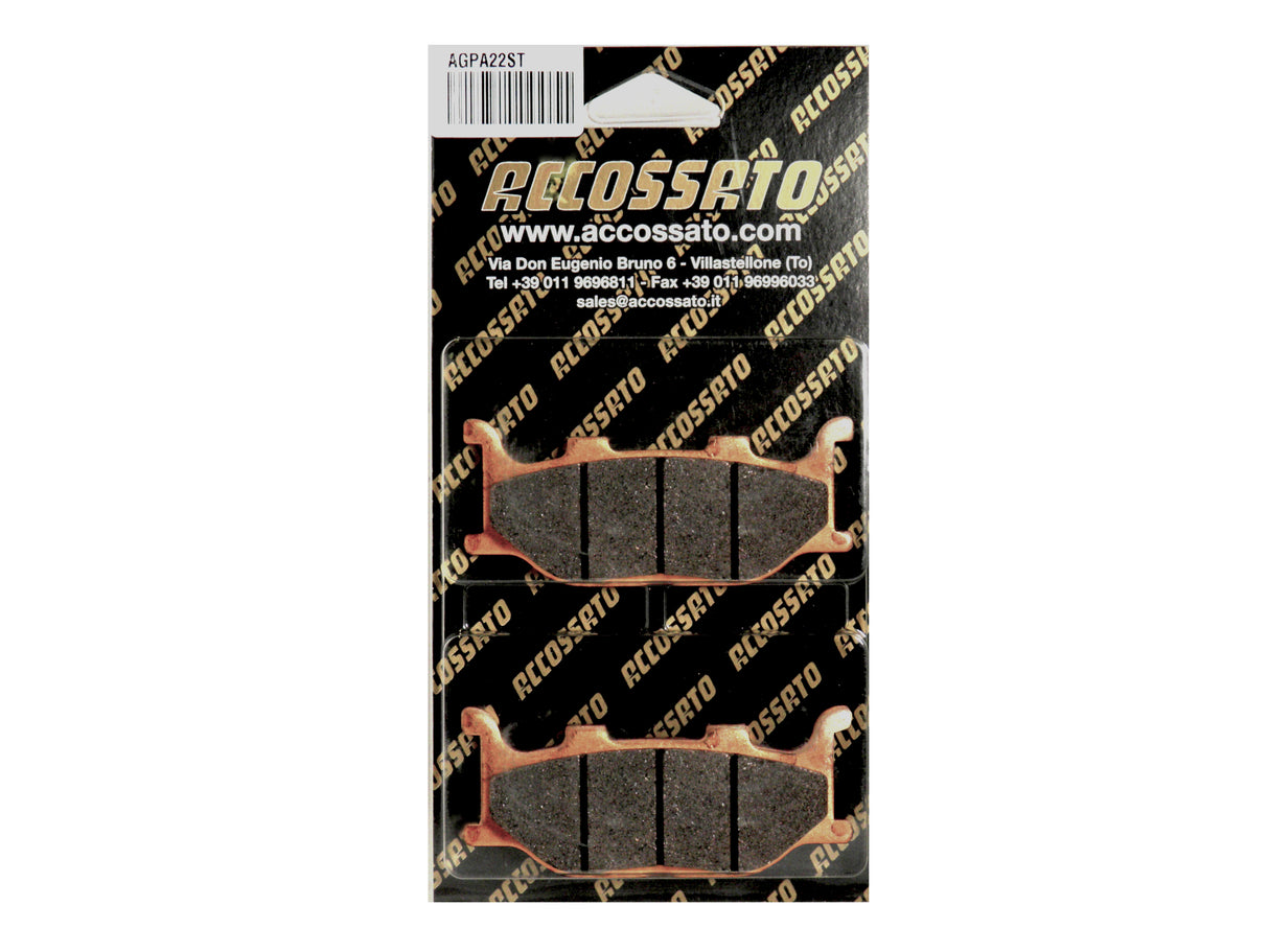 Pastiglie freno per Yamaha marca Accossato codice AGPA22