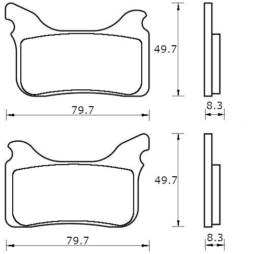 Pastiglie freno per Aprilia, KTM marca Accossato codice AGPA231