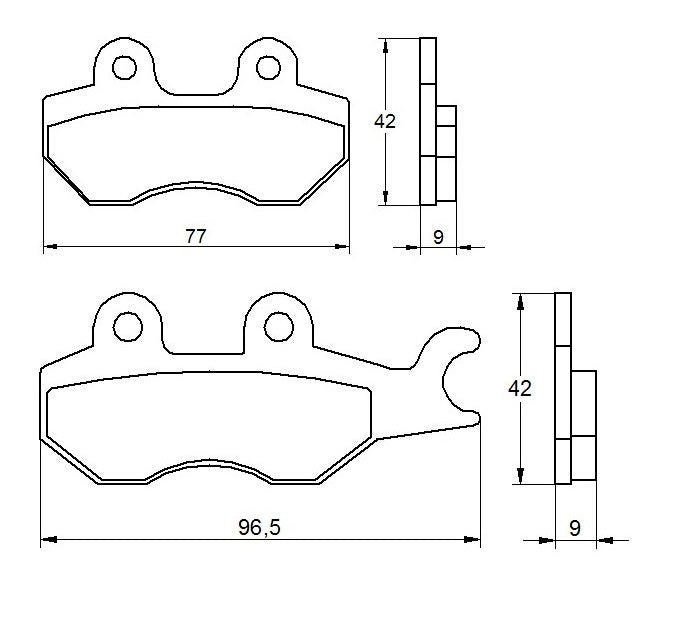Pastiglie freno per Honda marca Accossato codice AGPA23