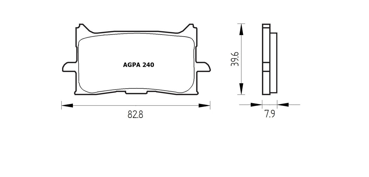 Pastiglie freno per Honda marca Accossato codice AGPA240