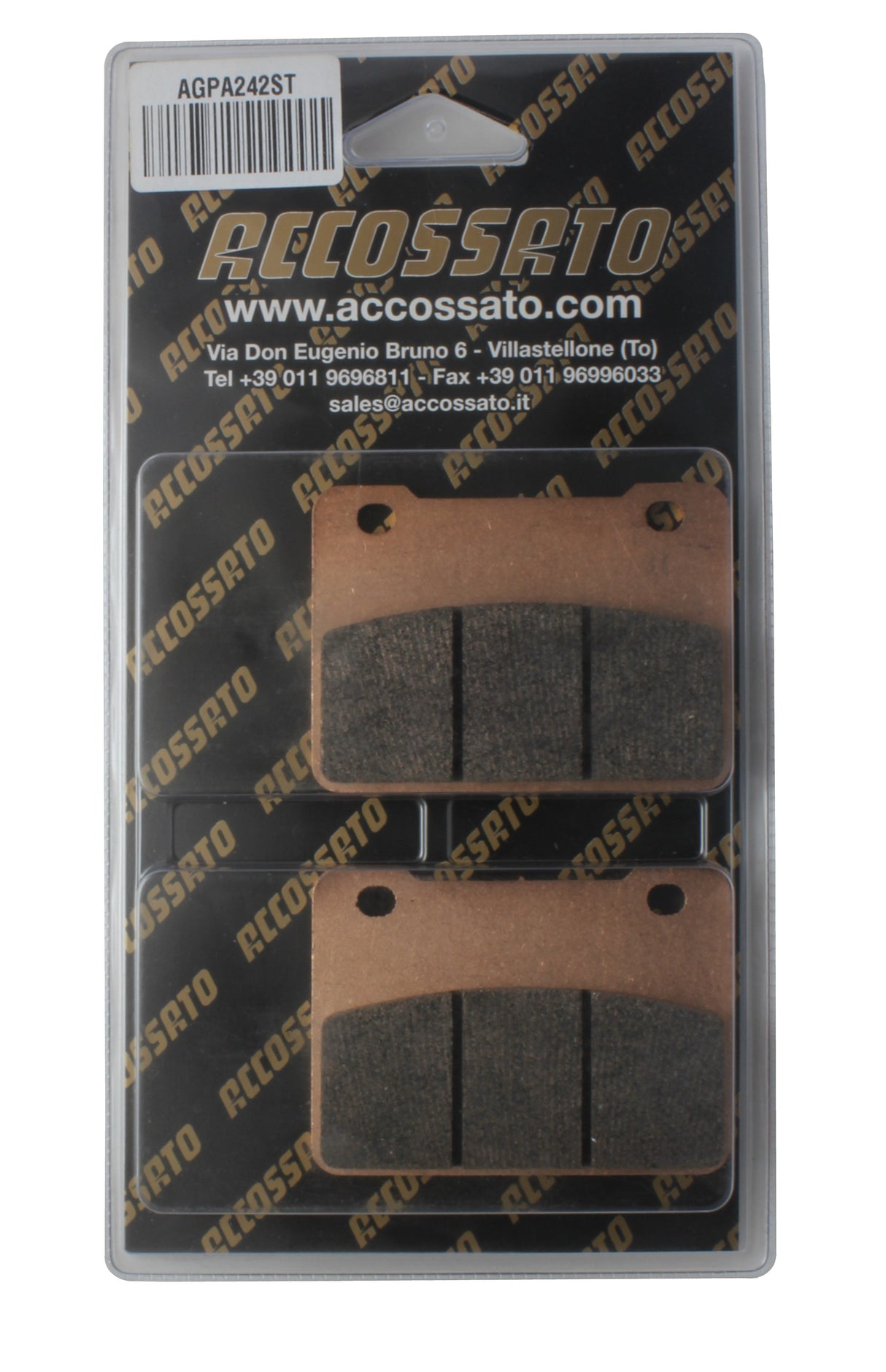 Pastiglie freno per AEON, SYM marca Accossato codice AGPA242