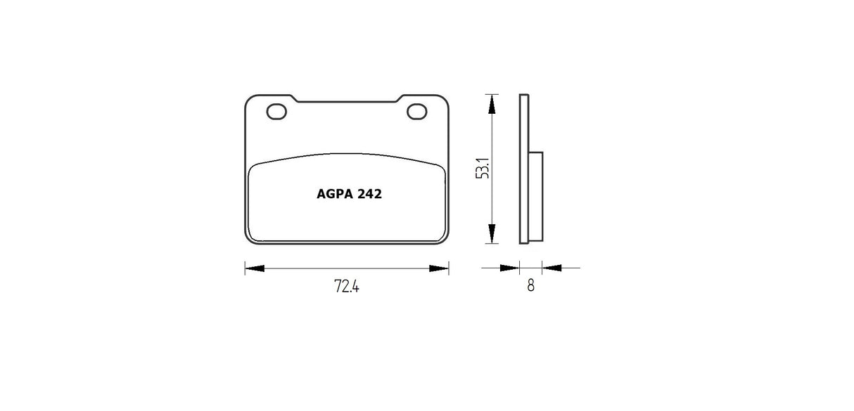 Pastiglie freno per AEON, SYM marca Accossato codice AGPA242