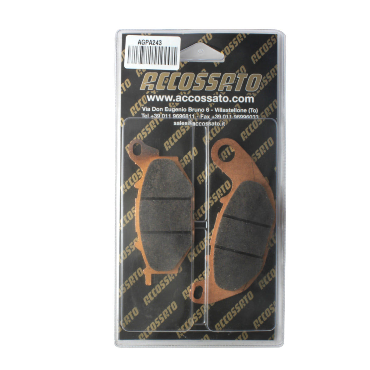 Pastiglie freno per Yamaha marca Accossato codice AGPA243