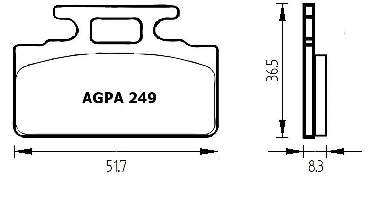 Pastiglie freno per Honda marca Accossato codice AGPA249
