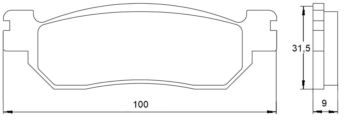 Pastiglie freno per Yamaha marca Accossato codice AGPA24
