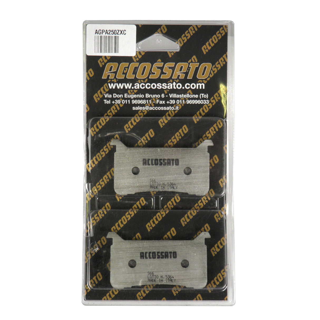 Pastiglie freno per Honda marca Accossato codice AGPA250