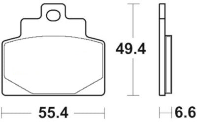 Pastiglie freno per Piaggio marca Accossato codice AGPA262
