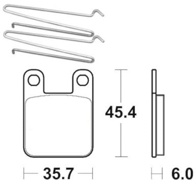 Pastiglie freno per Yamaha marca Accossato codice AGPA263