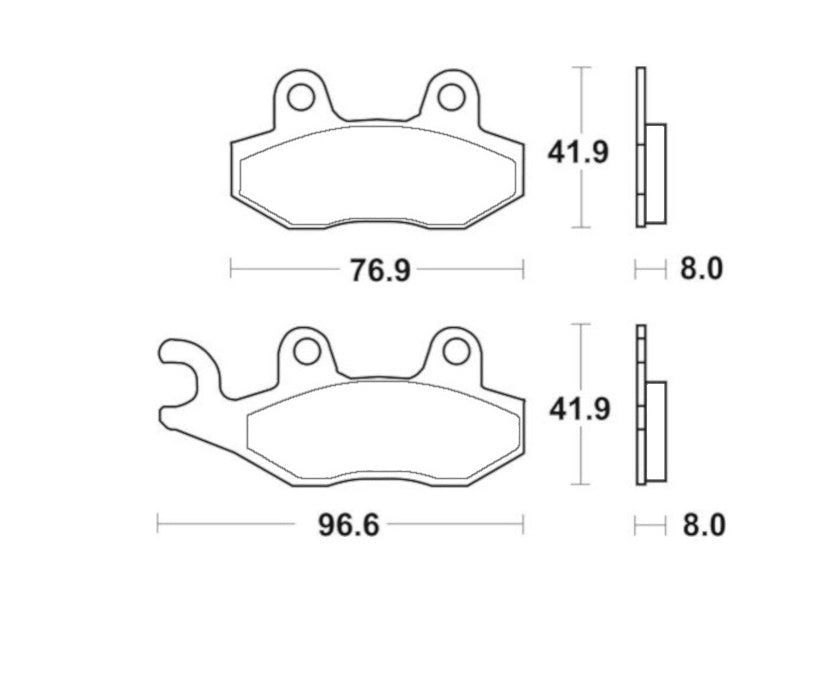 Pastiglie freno per Aprilia, Benelli, Suzuki marca Accossato codice AGPA265