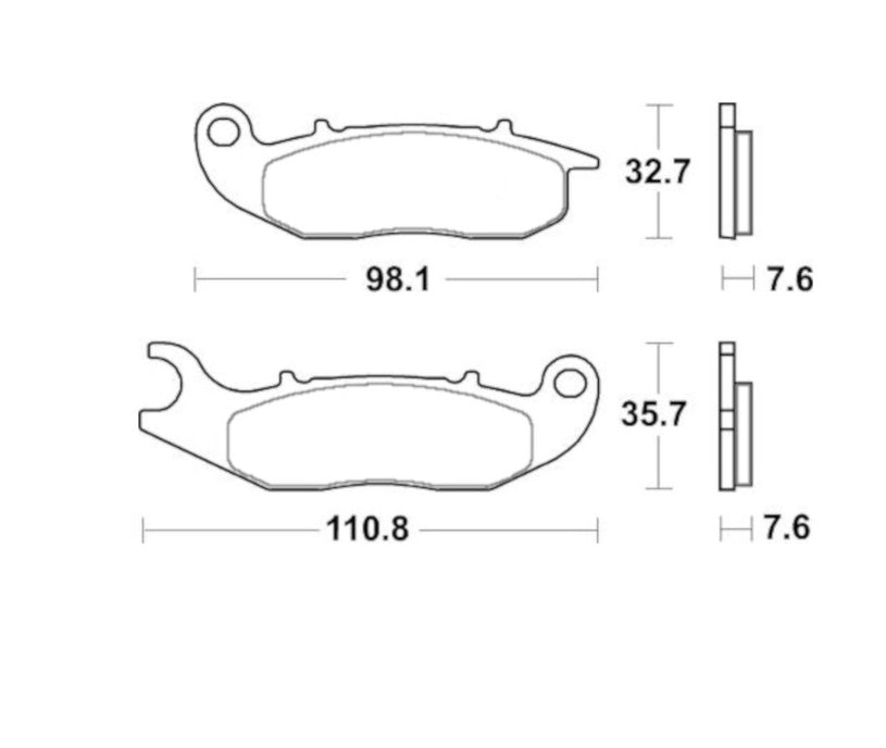 Pastiglie freno per Honda, Piaggio marca Accossato codice AGPA266