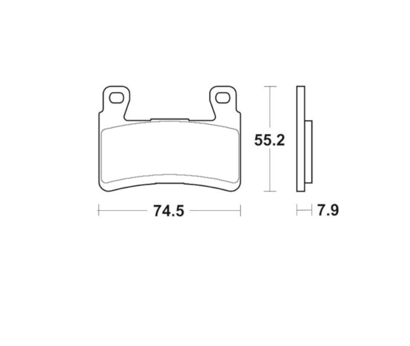 Pastiglie freno per Kawasaki marca Accossato codice AGPA267