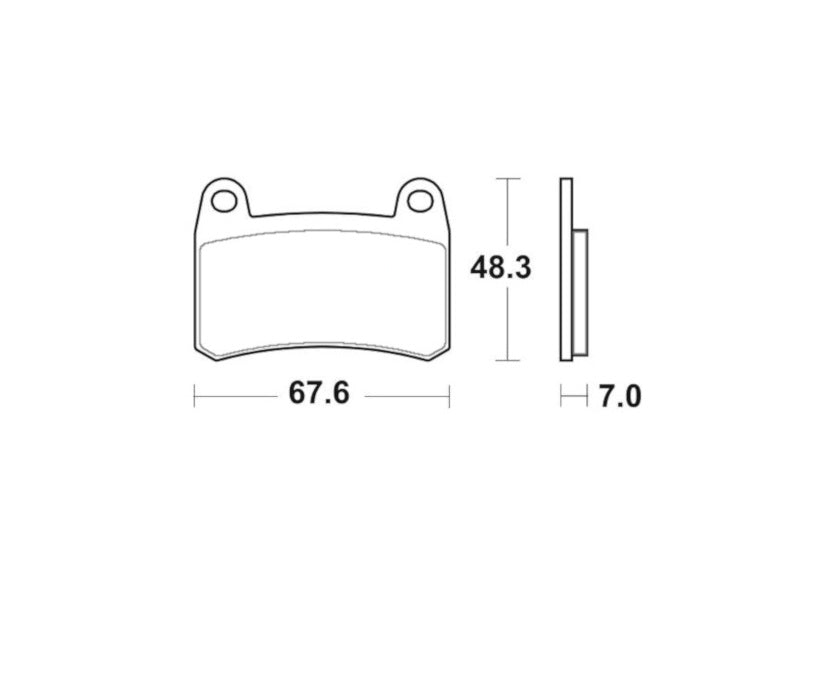 Pastiglie freno per Benelli marca Accossato codice AGPA270