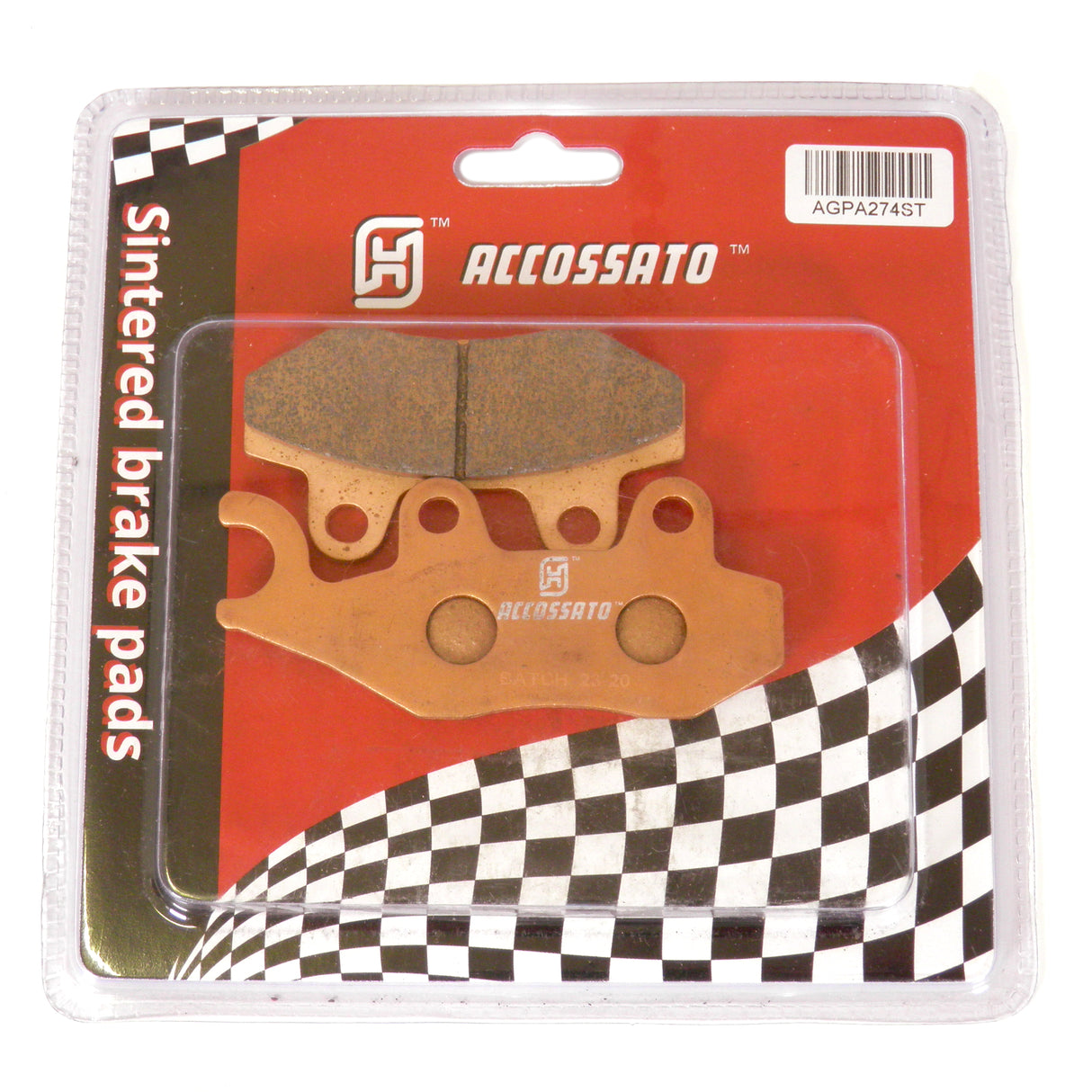 Pastiglie freno per Kawasaki marca Accossato codice AGPA274