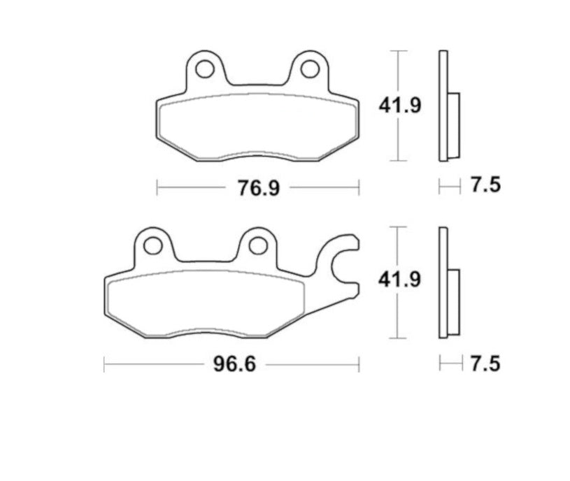 Pastiglie freno per Kawasaki marca Accossato codice AGPA274