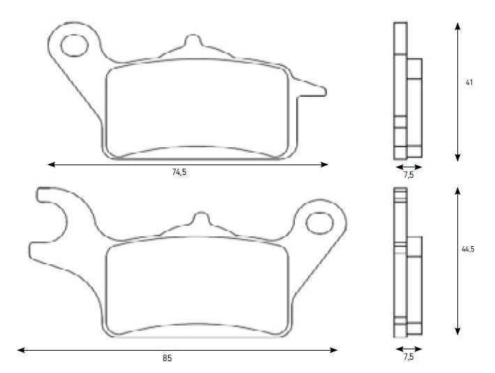 Pastiglie freno per Honda marca Accossato codice AGPA283