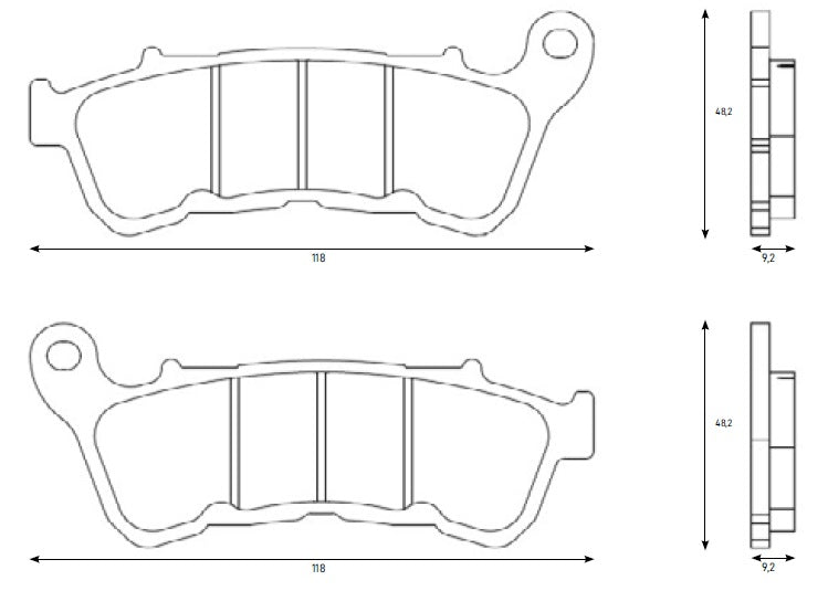 Pastiglie freno per Harley Davidson marca Accossato codice AGPA287