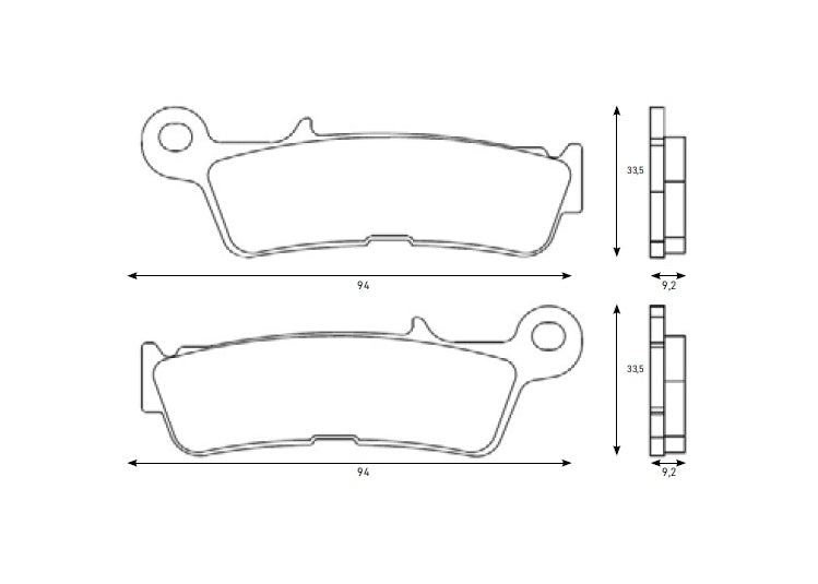 Pastiglie freno per Yamaha marca Accossato codice AGPA288