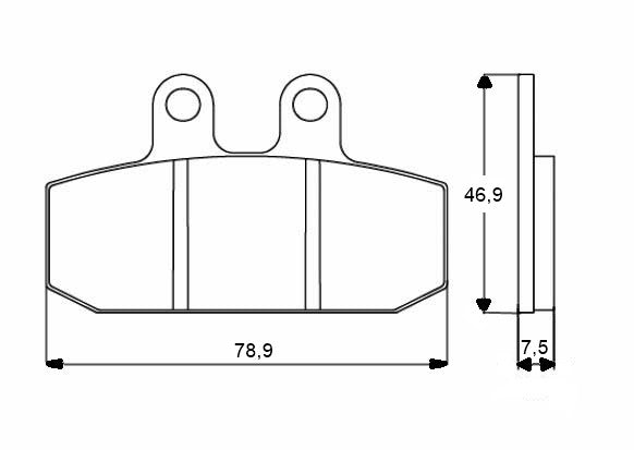 Pastiglie freno per Aprilia, Benelli, Honda marca Accossato codice AGPA28