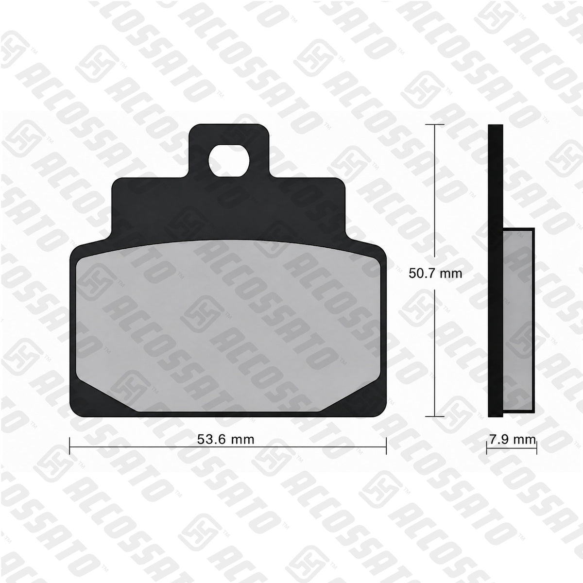 Pastiglie freno per Aprilia marca Accossato codice AGPA30