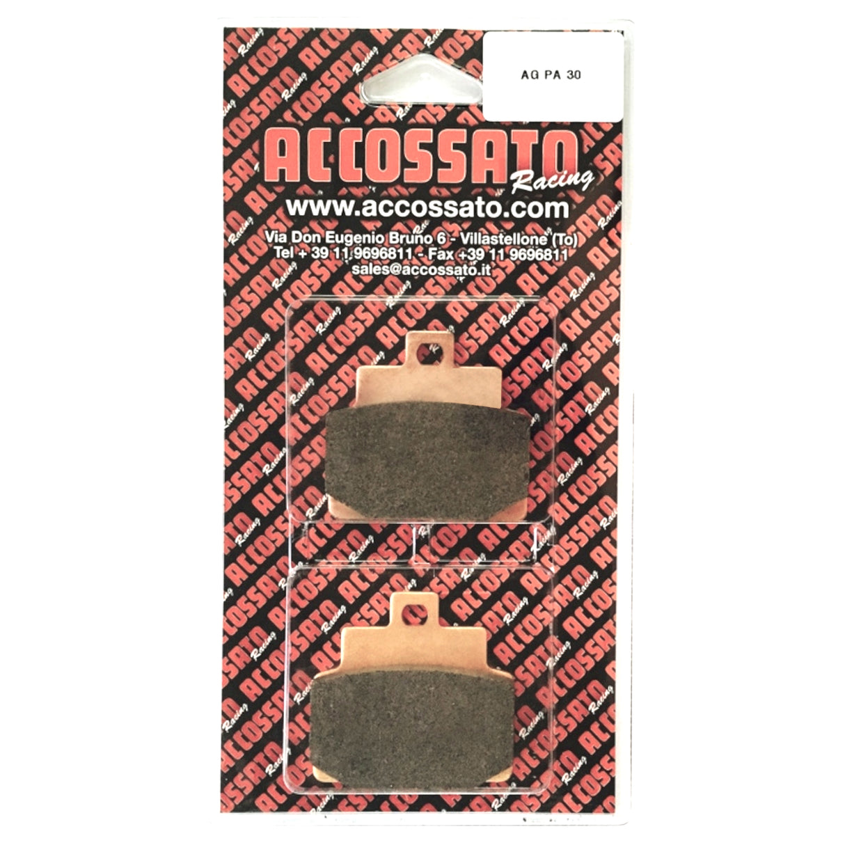 Pastiglie freno per Aprilia marca Accossato codice AGPA30