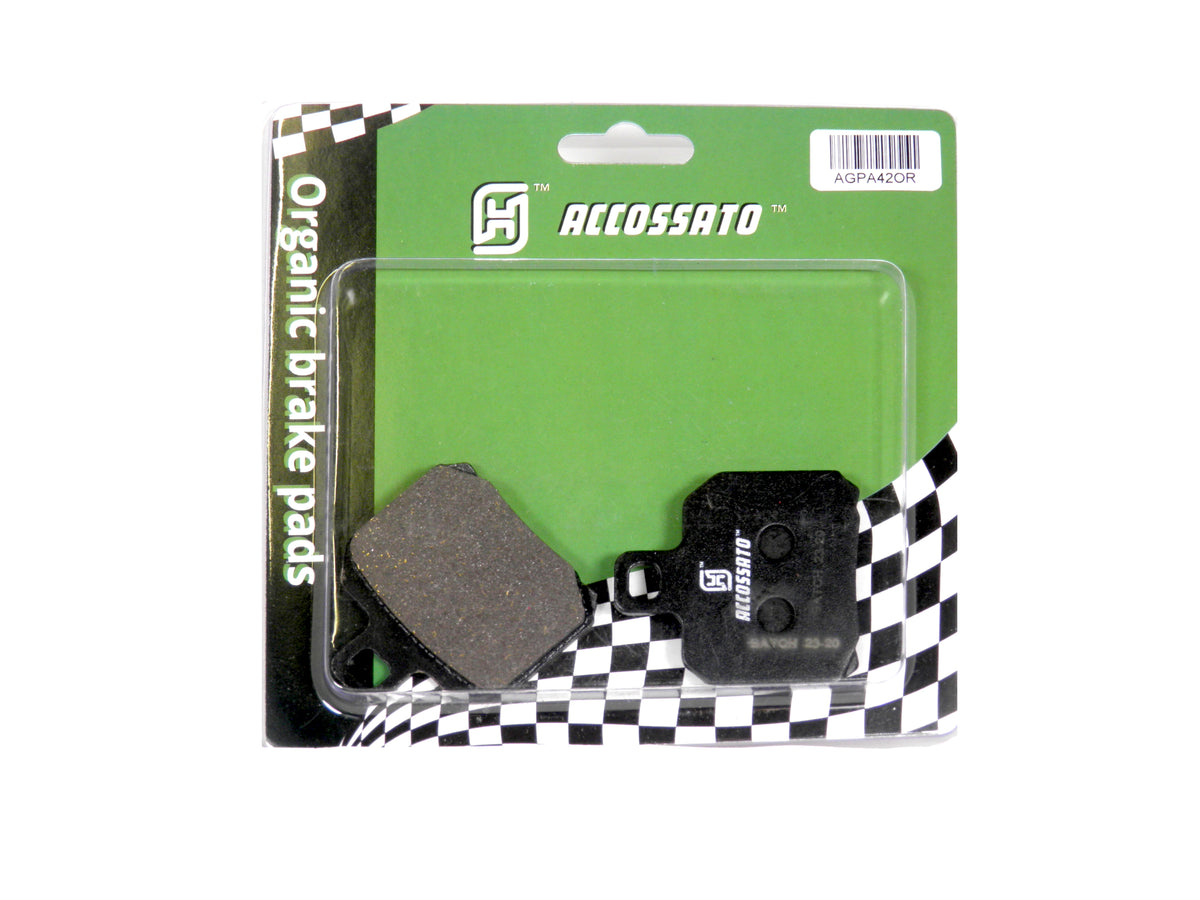 Pastiglie freno per Aprilia, Ducati, Honda, Kawasaki, KTM, Piaggio, Yamaha marca Accossato codice AGPA42