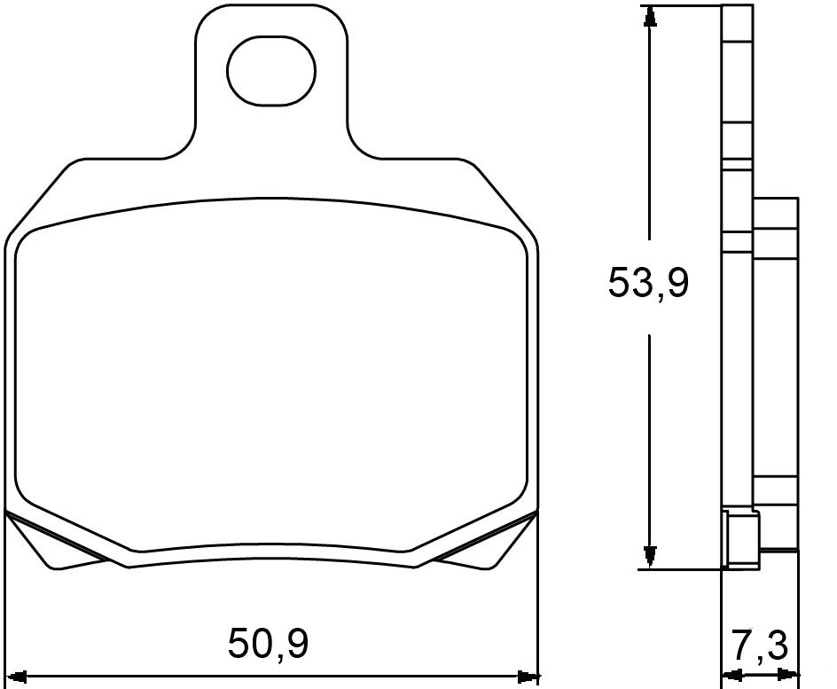 Pastiglie freno per Aprilia, Ducati, Honda, Kawasaki, KTM, Piaggio, Yamaha marca Accossato codice AGPA42