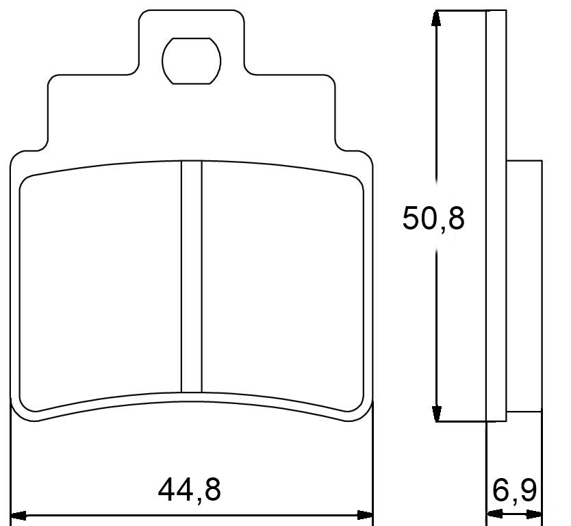 Pastiglie freno per Arctic Cat, Gilera, Kymco, SYM marca Accossato codice AGPA43