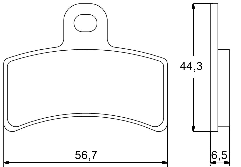 Pastiglie freno per Gas Gas marca Accossato codice AGPA44
