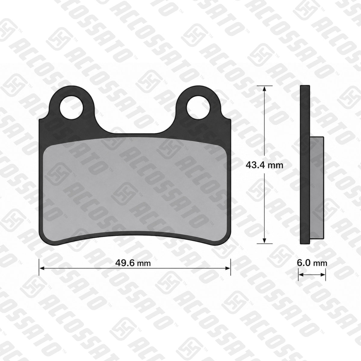 Pastiglie freno per Honda marca Accossato codice AGPA45