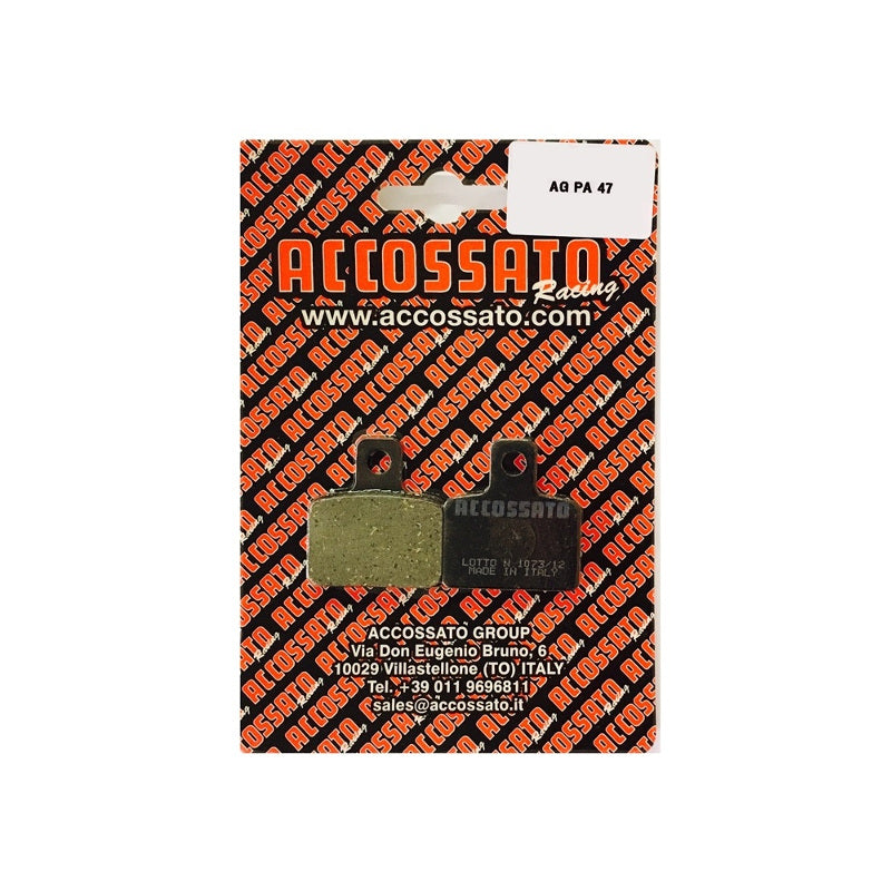 Pastiglie freno per Aprilia, Honda, KTM marca Accossato codice AGPA47