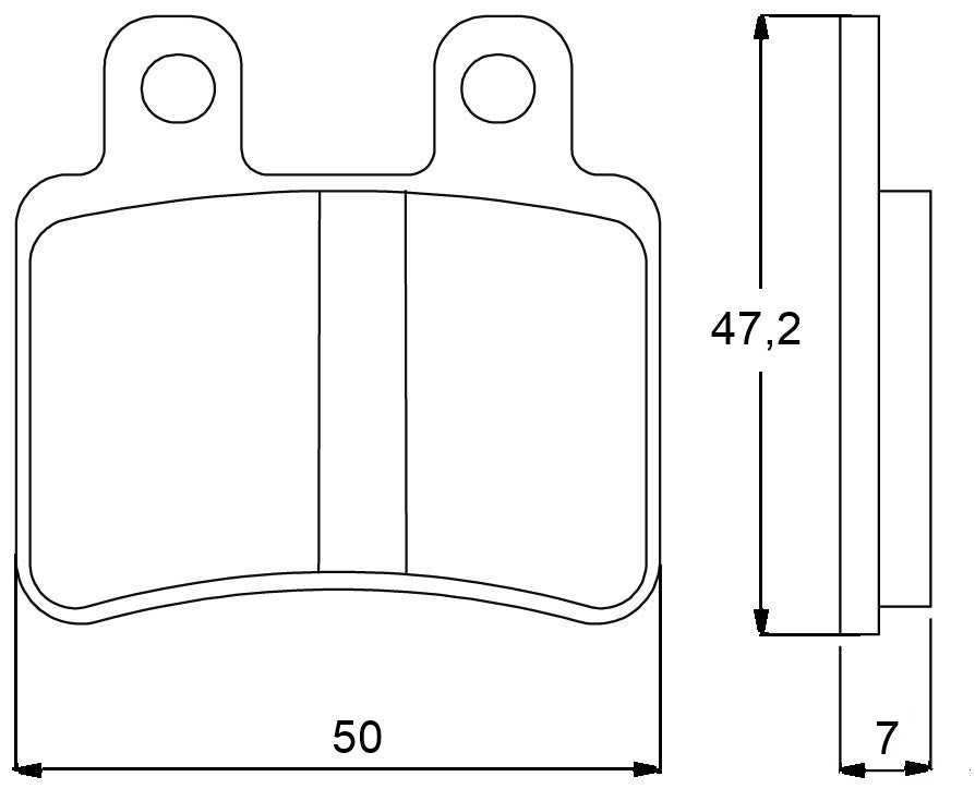 Pastiglie freno per Yamaha marca Accossato codice AGPA49