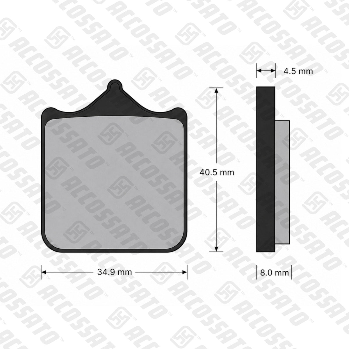 Pastiglie freno per BMW marca Accossato codice AGPA55