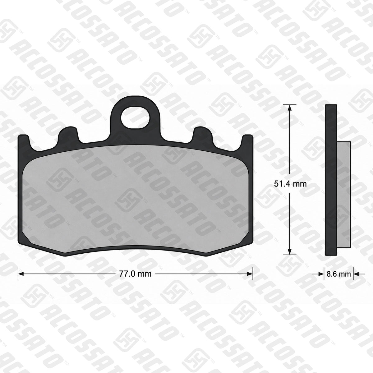 Pastiglie freno per BMW marca Accossato codice AGPA56