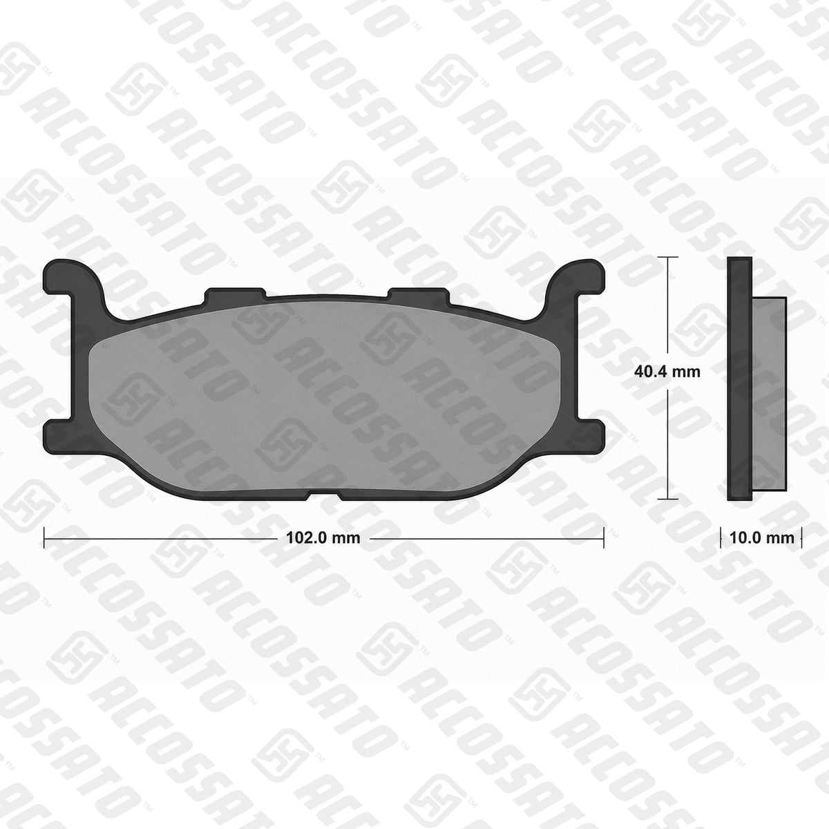 Pastiglie freno per Yamaha marca Accossato codice AGPA71