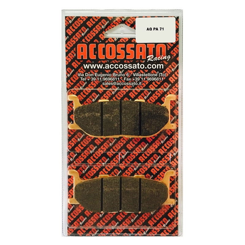 Pastiglie freno per Yamaha marca Accossato codice AGPA71