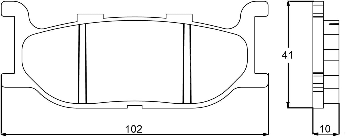 Pastiglie freno per Yamaha marca Accossato codice AGPA71