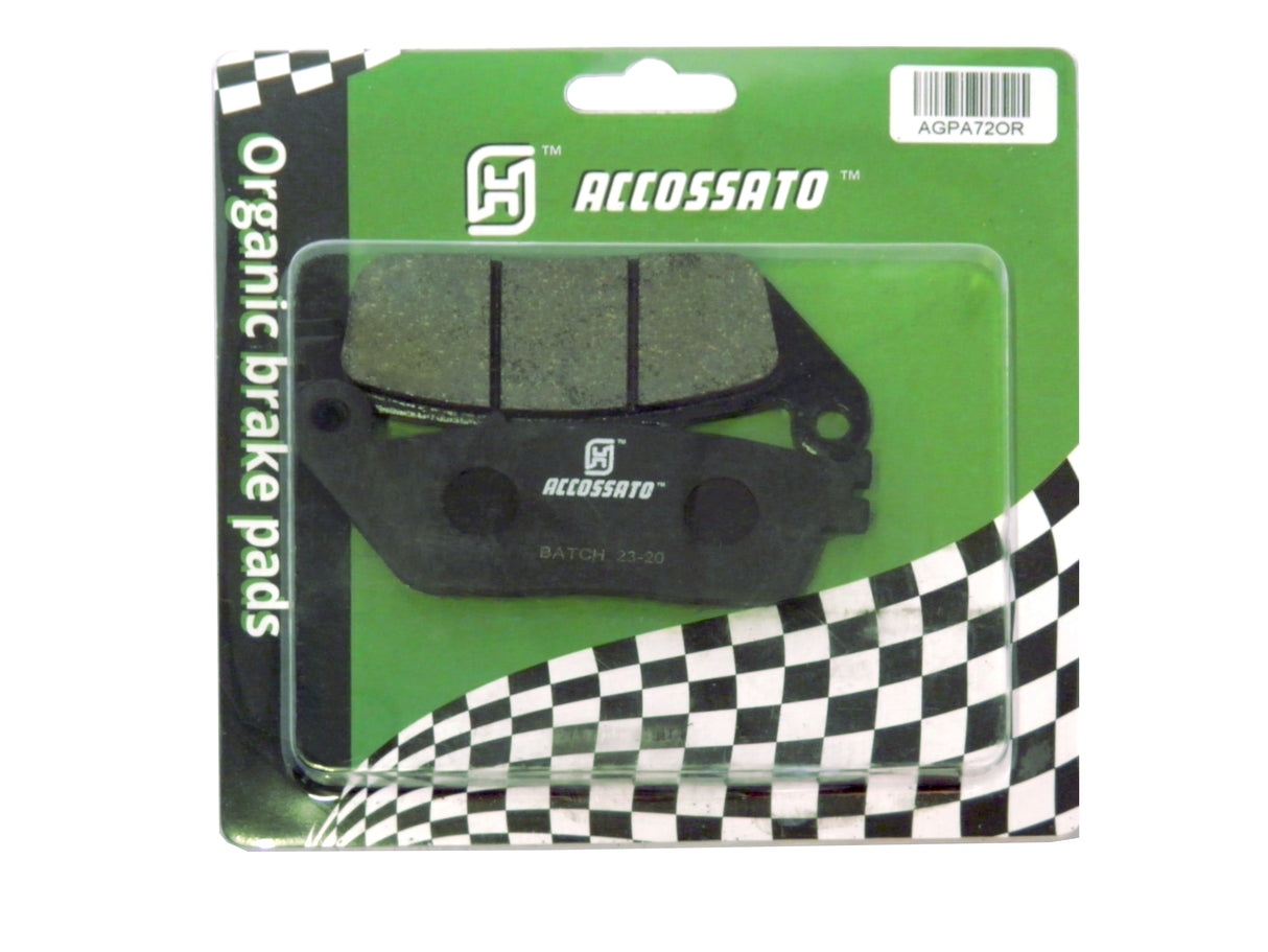 Pastiglie freno per Honda, Kawasaki, Suzuki, Yamaha, Suzuki, Yamaha marca Accossato codice AGPA72