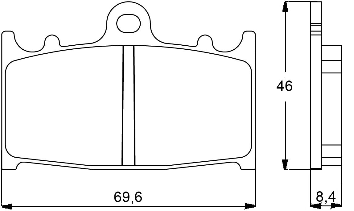 Pastiglie freno per Kawasaki, Suzuki marca Accossato codice AGPA75
