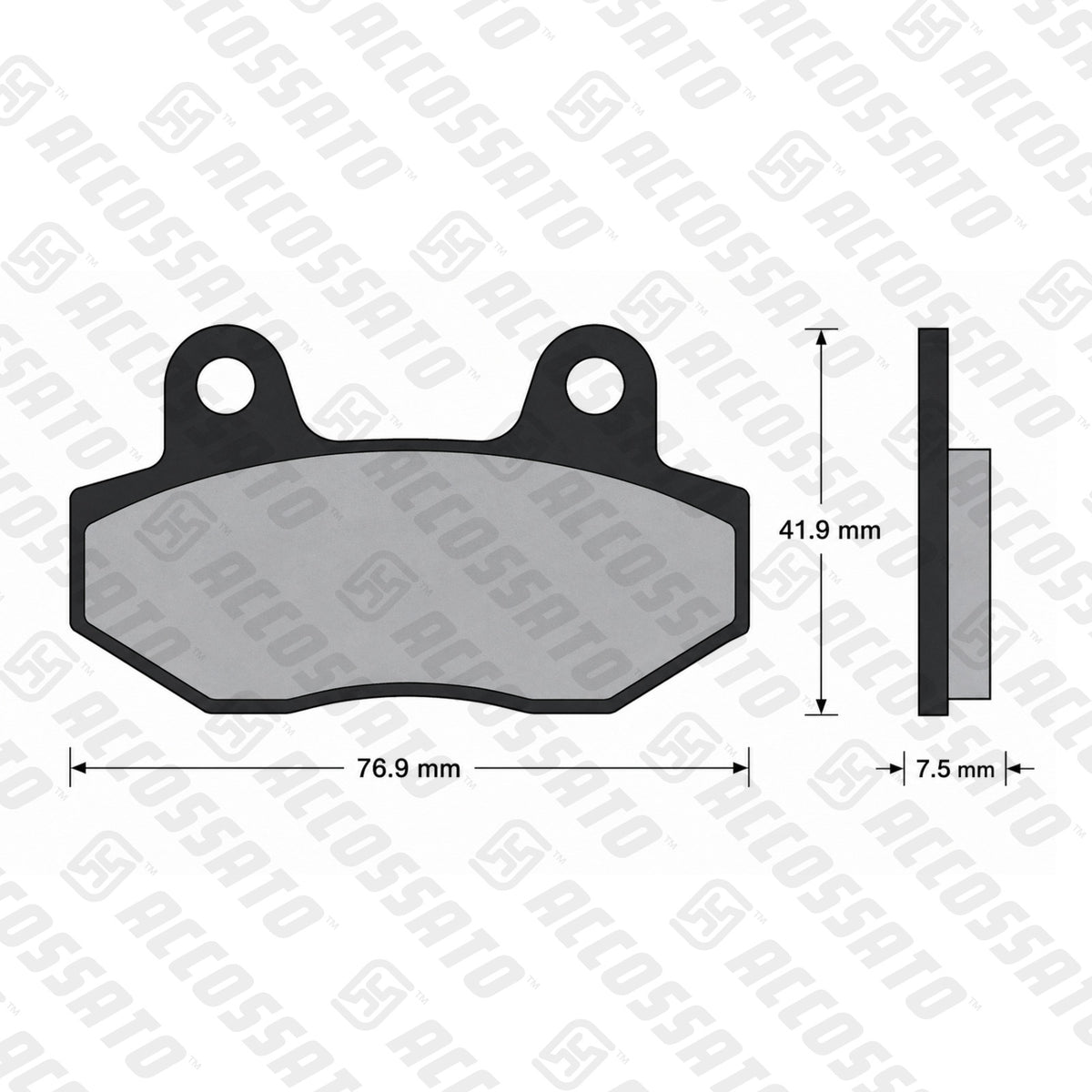 Pastiglie freno per Honda marca Accossato codice AGPA79