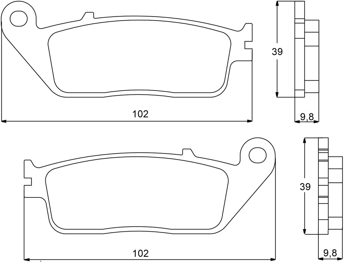 Pastiglie freno per Honda marca Accossato codice AGPA81