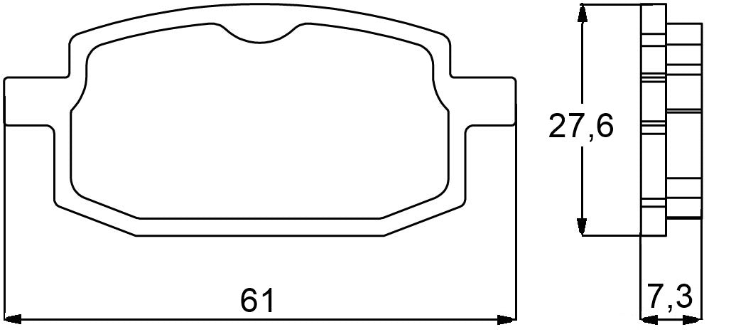 Pastiglie freno per Yamaha marca Accossato codice AGPA84