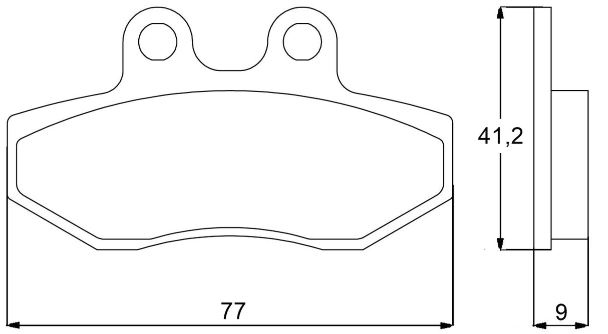 Pastiglie freno per Yamaha marca Accossato codice AGPA85