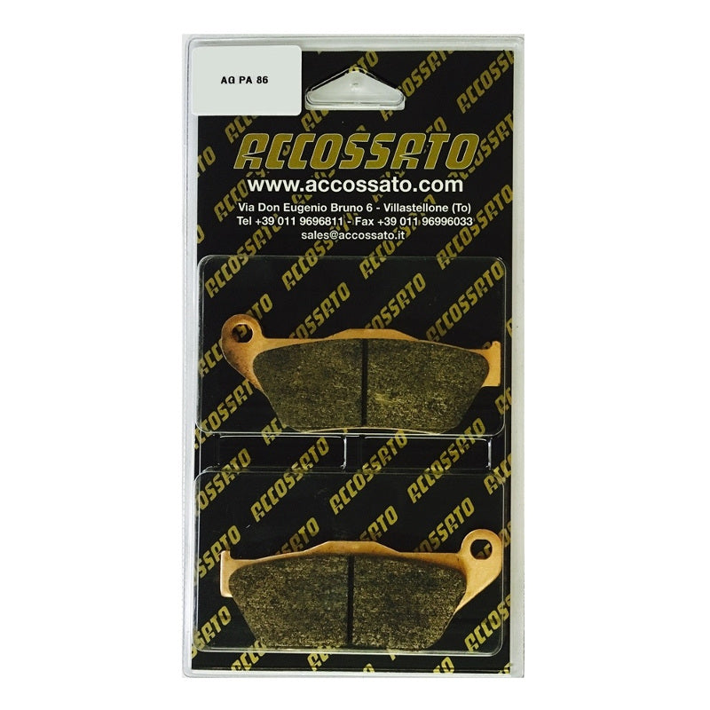 Pastiglie freno per Yamaha marca Accossato codice AGPA86