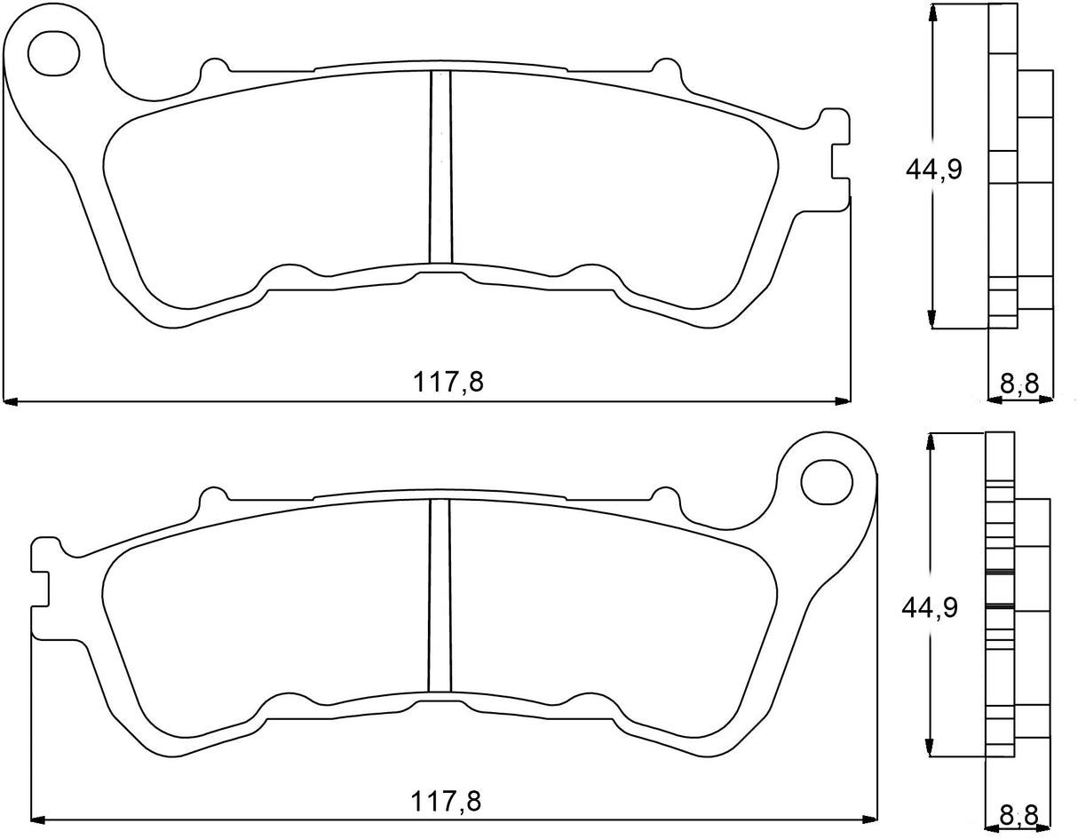 Pastiglie freno per Honda, Suzuki marca Accossato codice AGPA87
