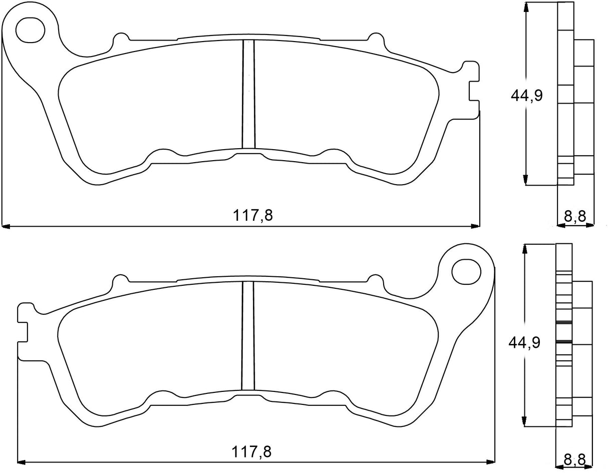 Pastiglie freno per Honda, Suzuki marca Accossato codice AGPA87