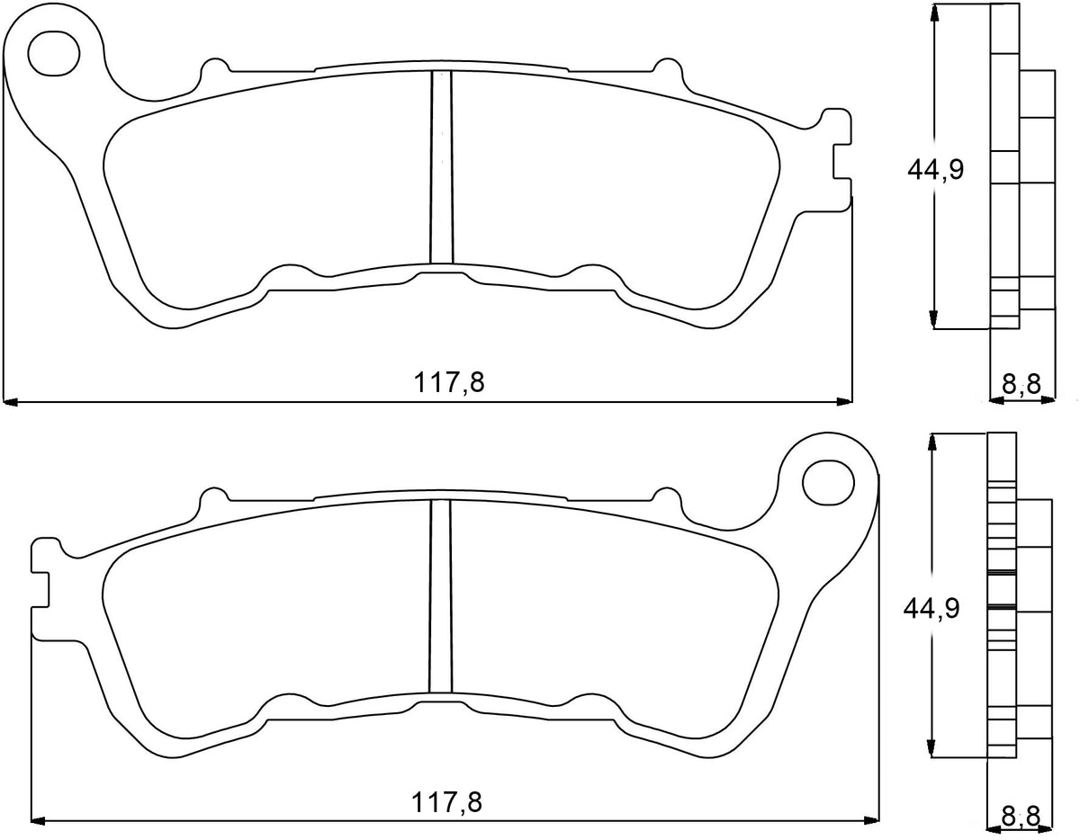 Pastiglie freno per Honda, Suzuki marca Accossato codice AGPA87