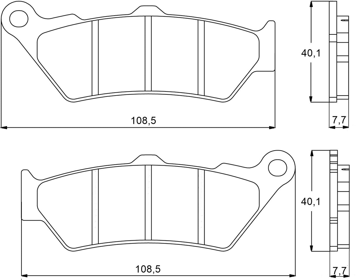 Pastiglie freno per Aprilia, Ducati, Harley Davidson, Honda, KTM, Yamaha marca Accossato codice AGPA92